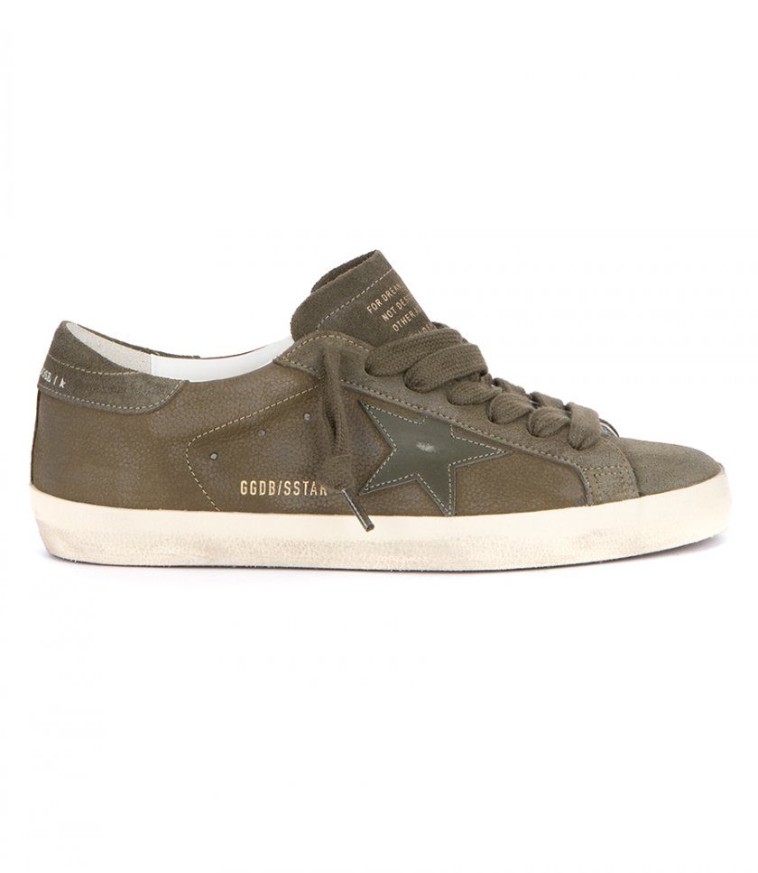 GOLDEN GOOSE  - BROWN STAR SUPER-STAR