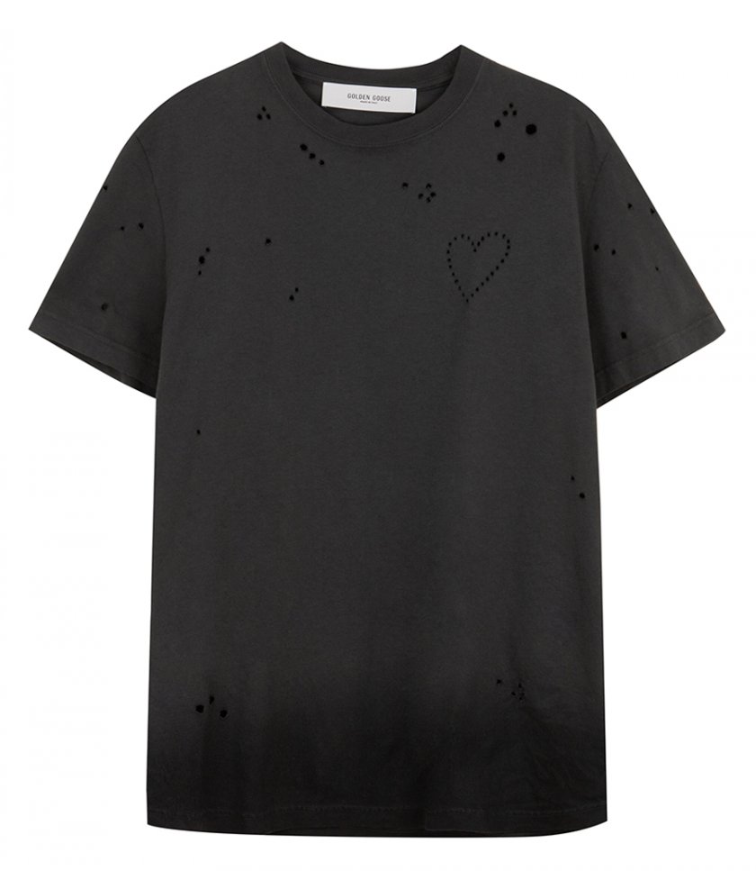 MEN'S T-SHIRT WITH PERFORATED HEART
