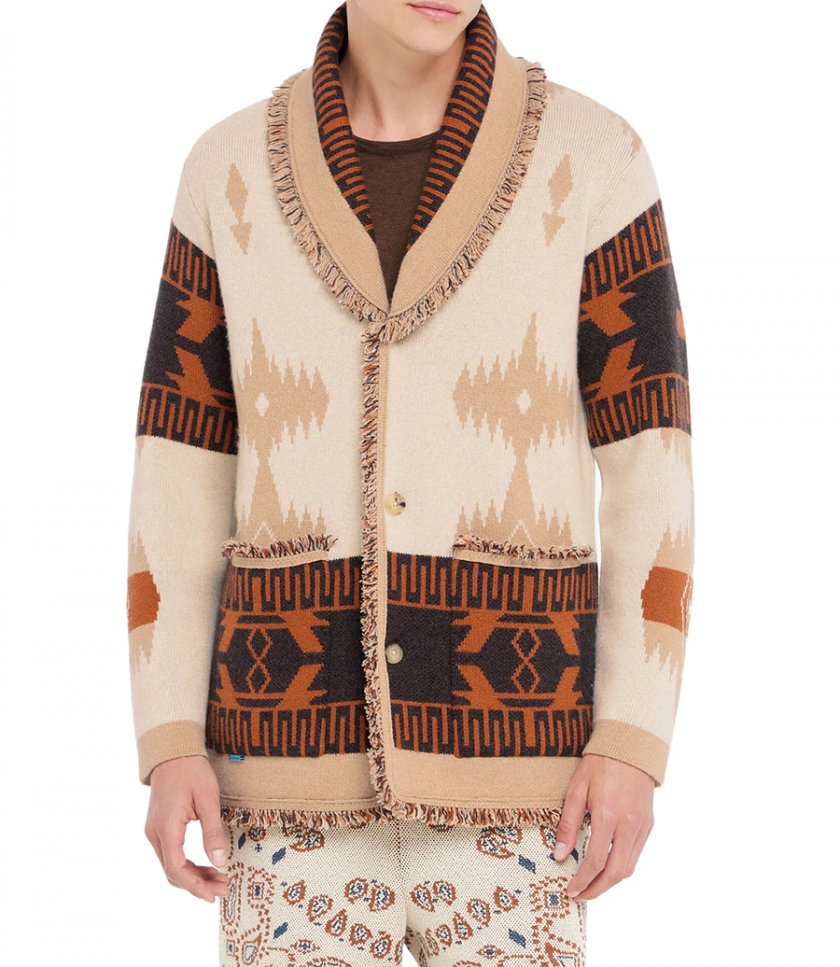 ICON JACQUARD CARDIGAN
