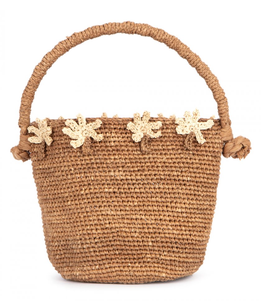 SHADOW OF THE PALM BASKET BAG BROWN BRO
