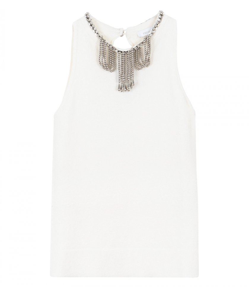 CLOTHES - EMBROIDERED TANK TOP