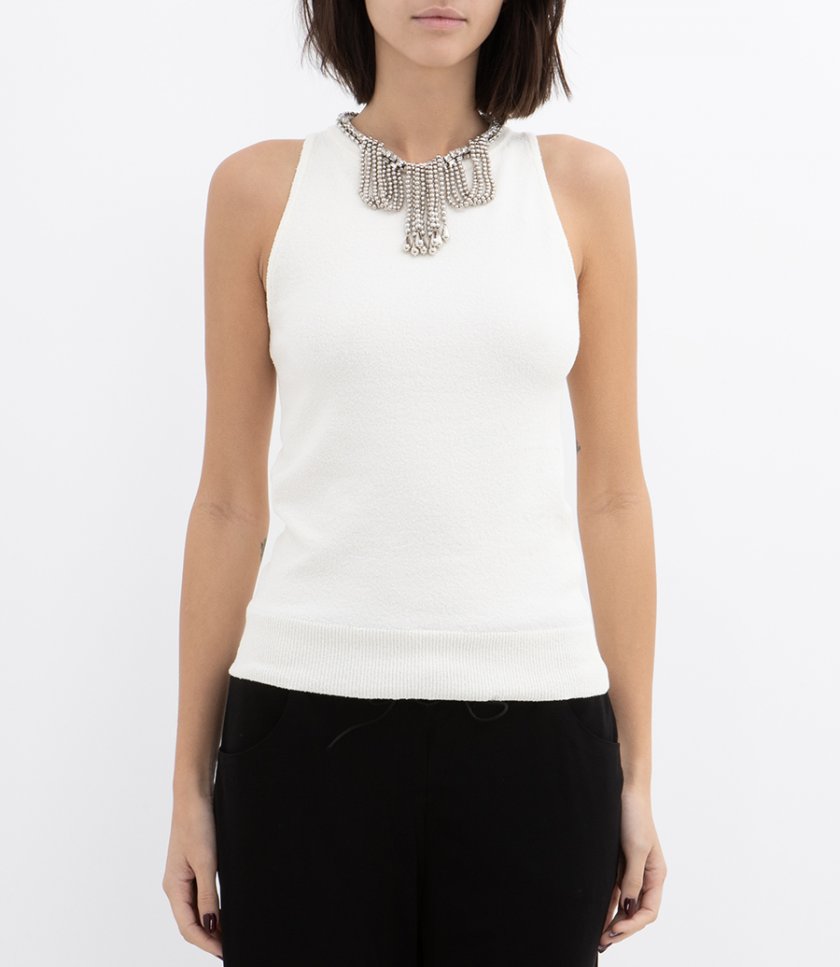 EMBROIDERED TANK TOP
