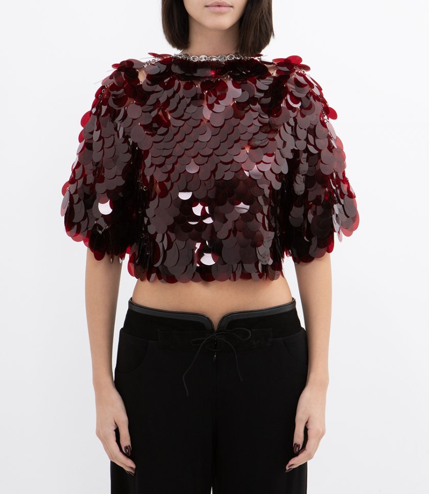 SEQUIN CROP TOP