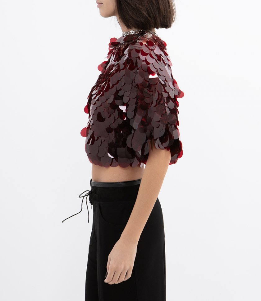 SEQUIN CROP TOP