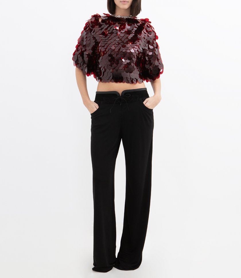 SEQUIN CROP TOP