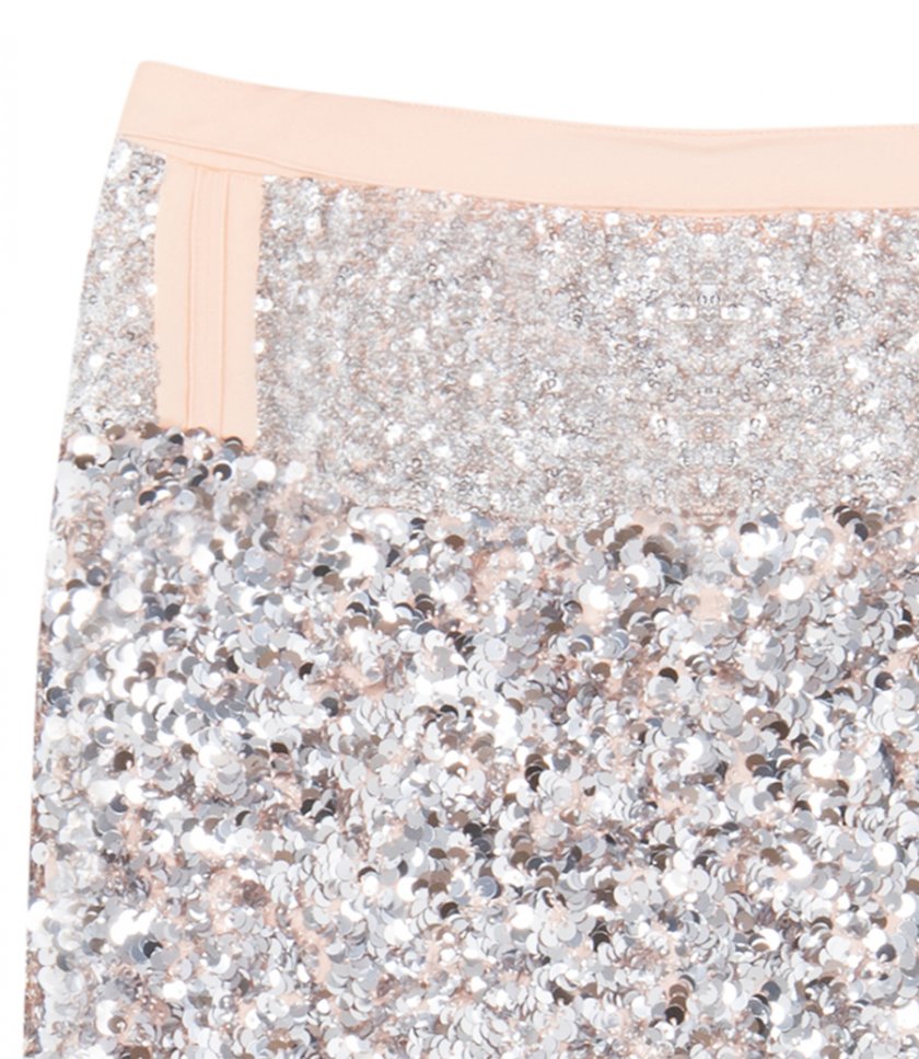 SEQUINS LONG SKIRT