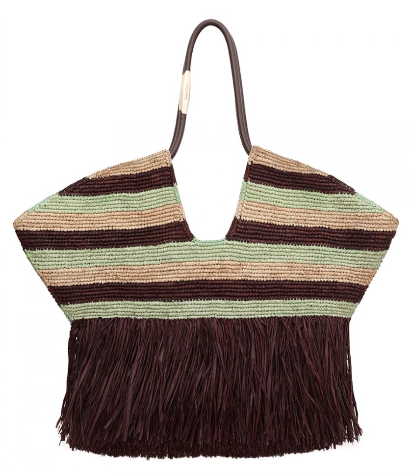 TOTE - GOLDENTIME LARGE FRINGE TOTE