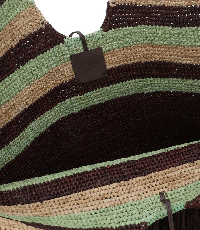 GOLDENTIME LARGE FRINGE TOTE