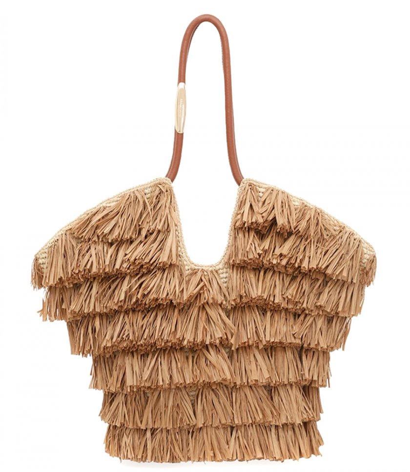 TOTE - GOLDENTIME SMALL FRINGE TOTE