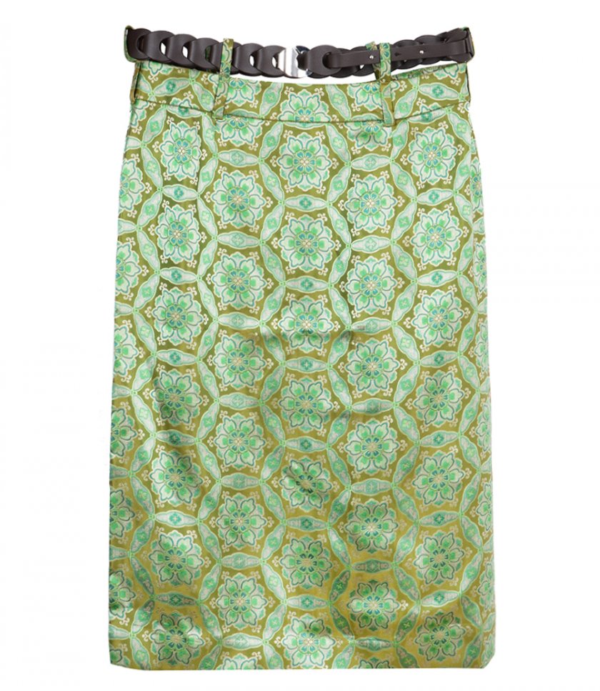 CLOTHES - PALMIRA LEATHER BELTED MIDI SKIRT