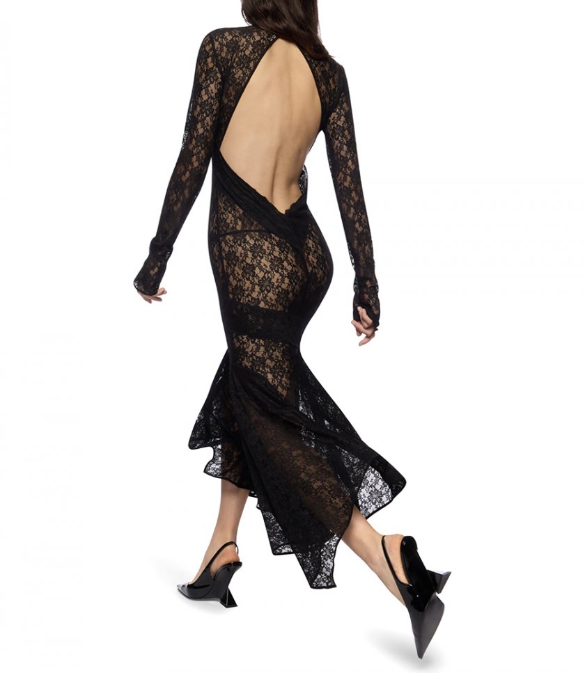 LACE MIDI DRESS