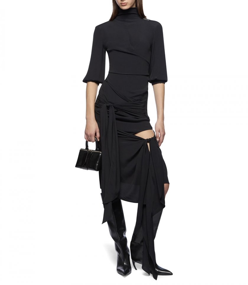 DRAPED L/S TOP