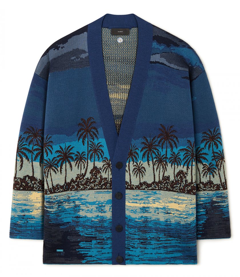 ALANUI - LOST IN THE BLUE CARDIGAN