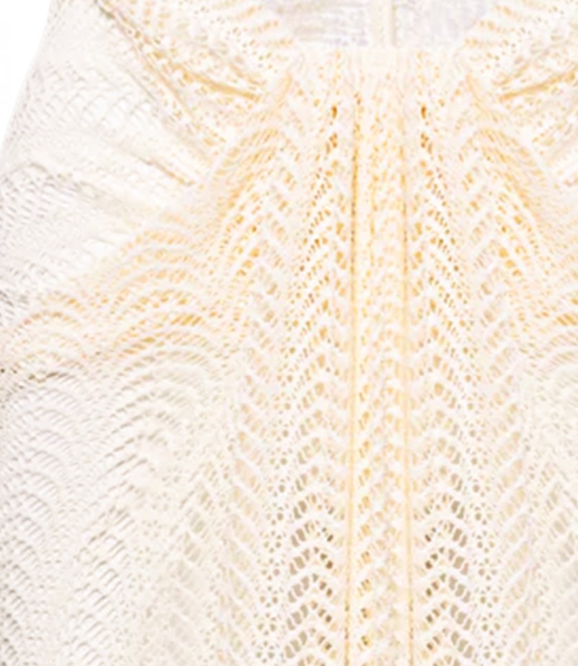 WAVE MESH MAXI SKIRT