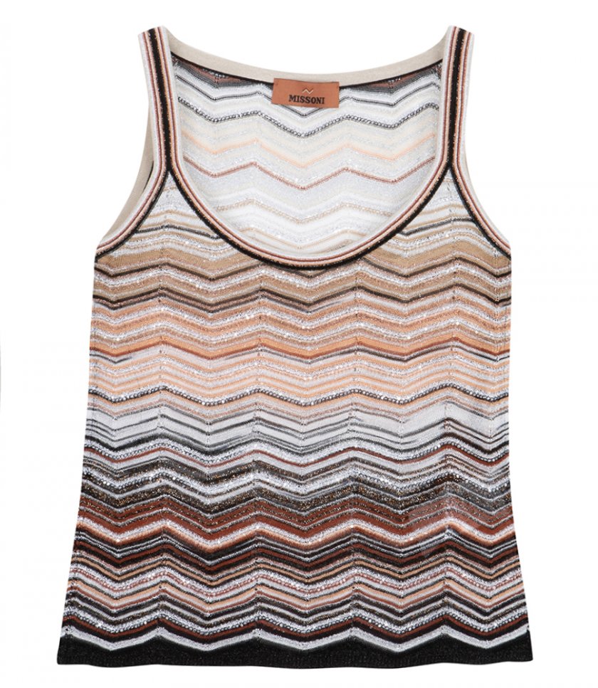 CLOTHES - SEQUINS CHEVRON TOP