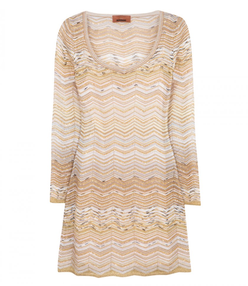 CLOTHES - SEQUINS CHEVRON SHORT DRESS