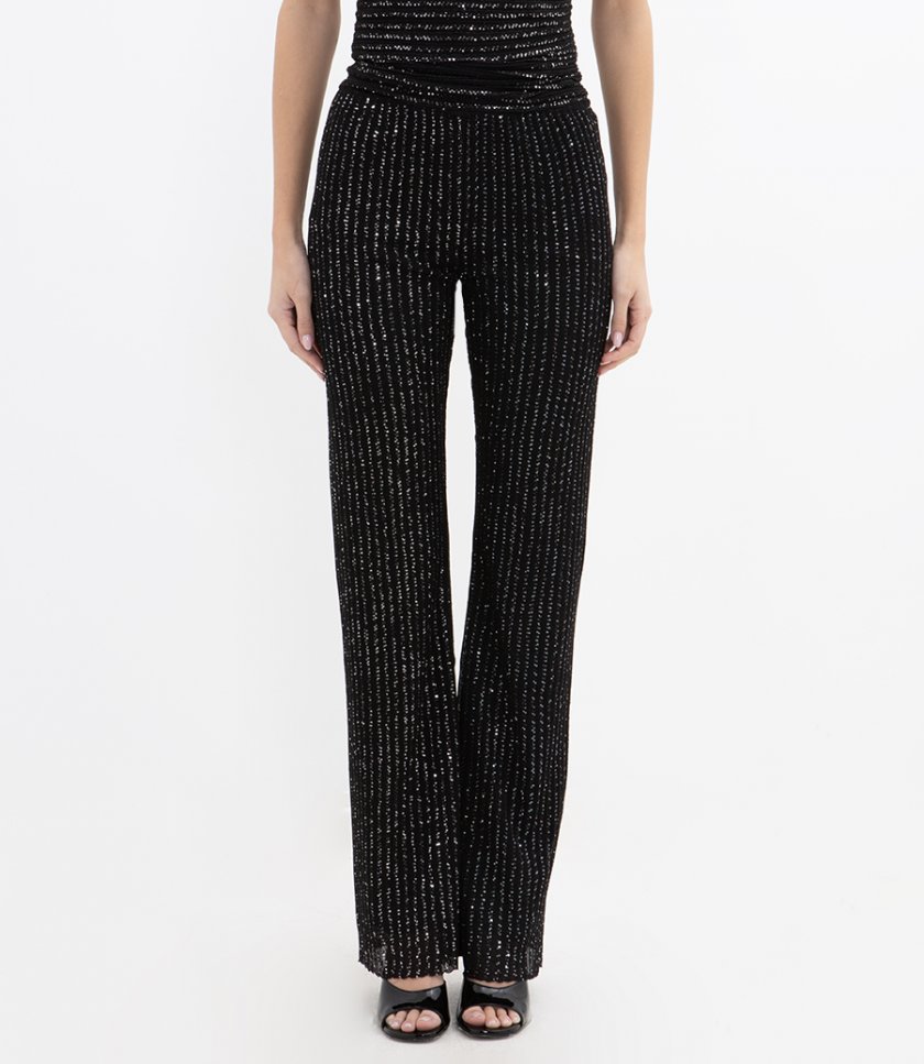 TROUSERS SOLID PARTIALIZED