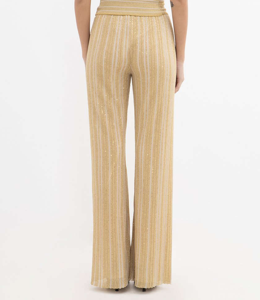 TROUSERS SOLID PARTIALIZED
