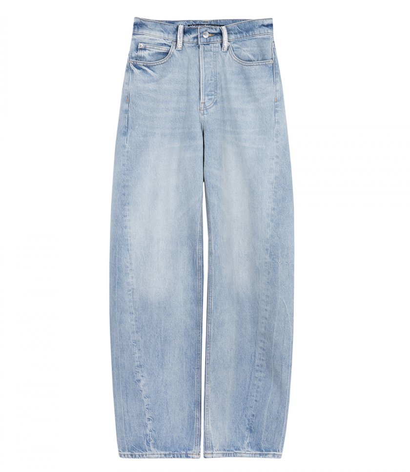 JEANS - FLOAT RELAXED JEAN WITH CRYSTAL BELTLOOPS