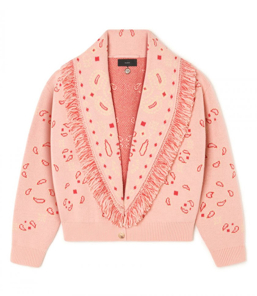ALANUI - BANDANA JACQUARD CARDI-BOMBER