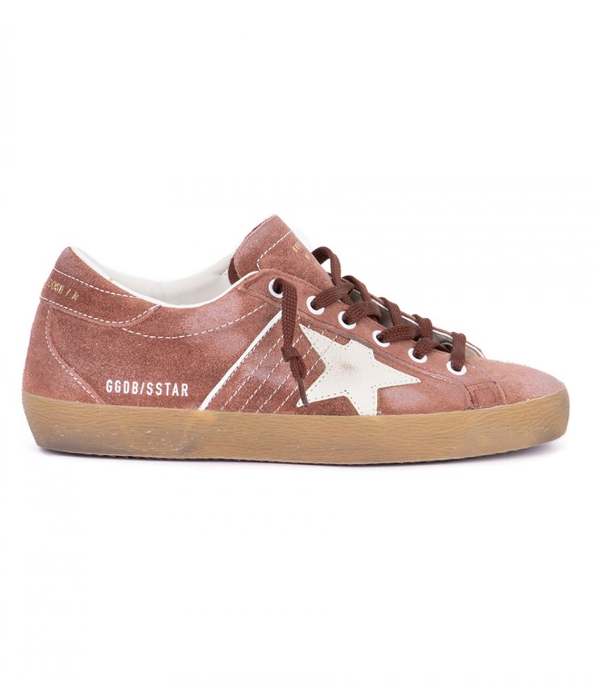 SHOES - WHITE LEATHER STAR-SUPER STAR