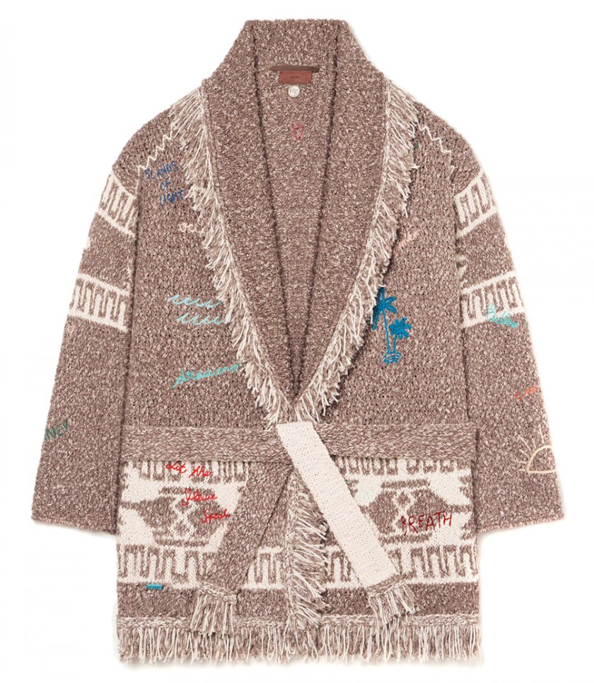 ALANUI - WRITTEN BY THE OCEAN CARDIGAN