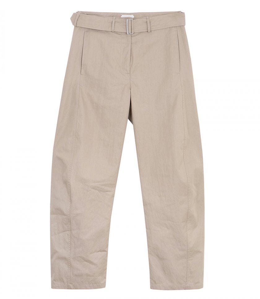 CLOTHES - BELTED WIDE LEG PANTS