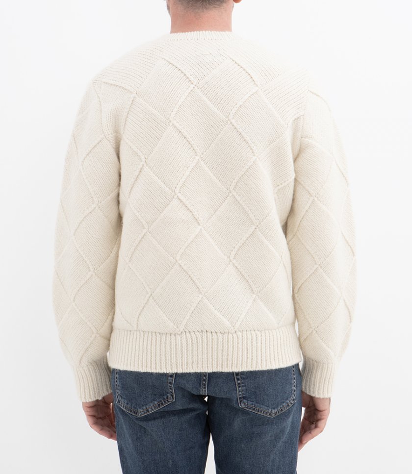HAND KNIT ENTRELAC SWEATER