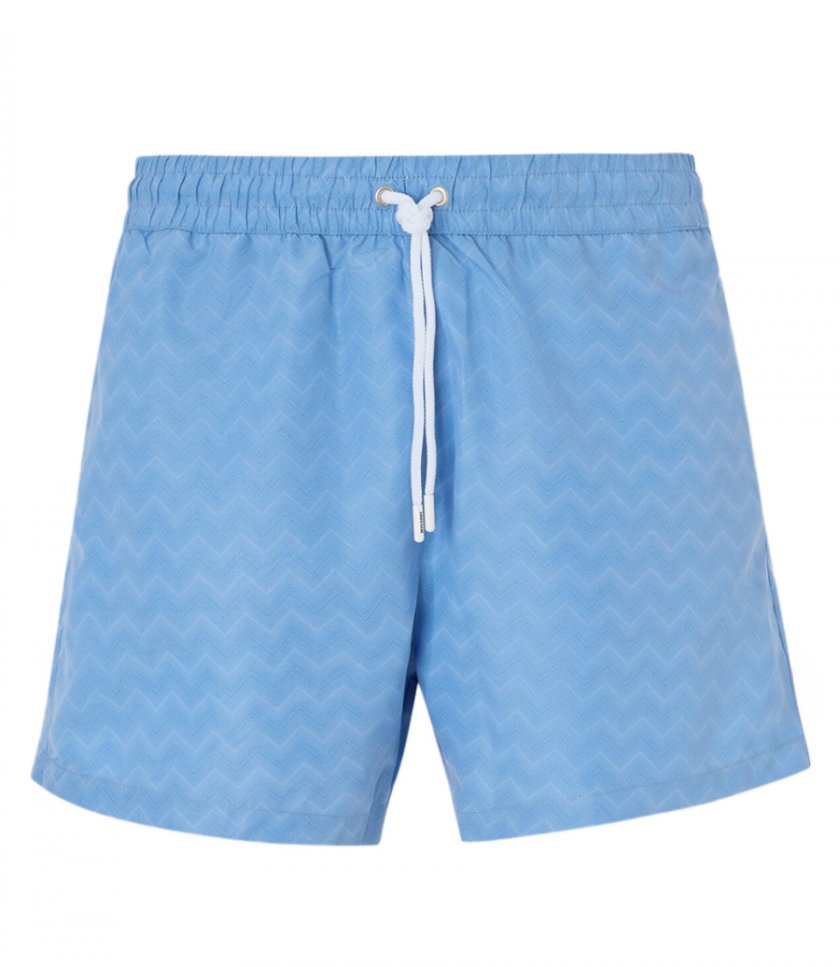 CLOTHES - ZIGZAG PRINT SWIMSHORTS