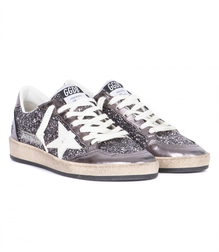 WHITE LEATHER STAR BALL STAR