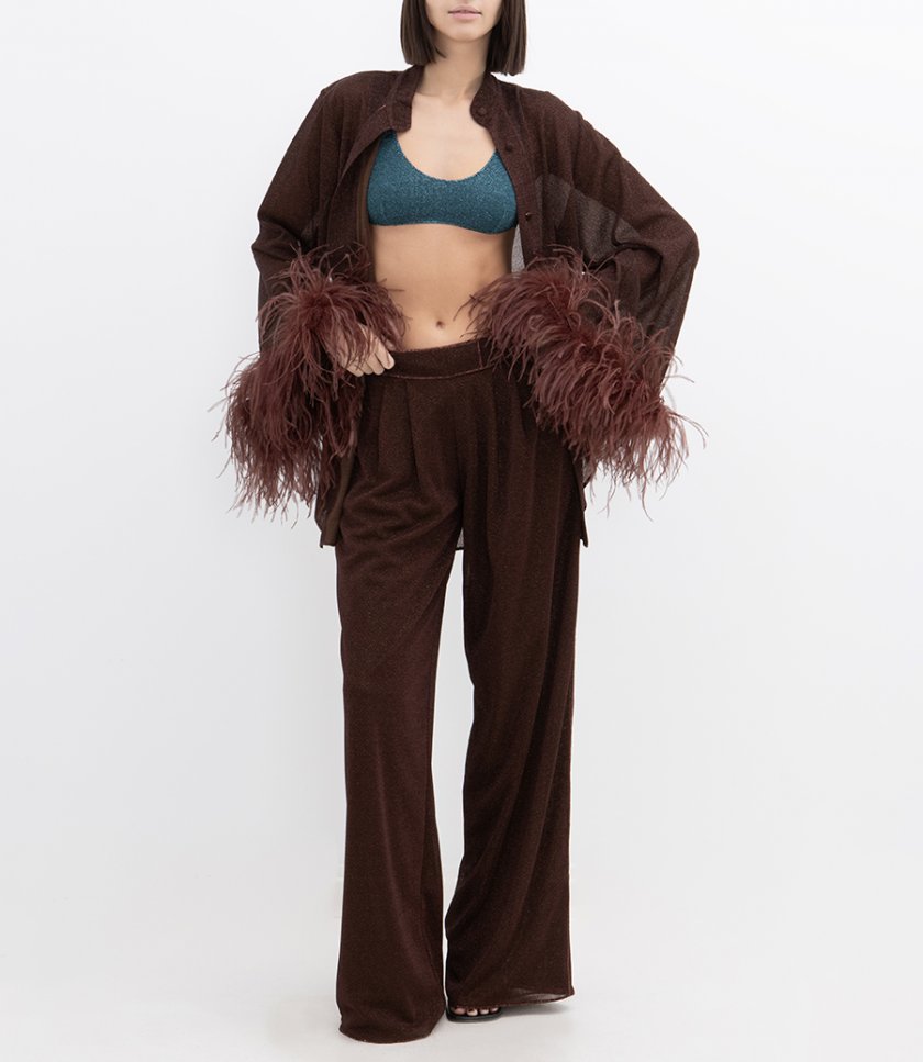LUMIERE PLUMAGE LONG SHIRT