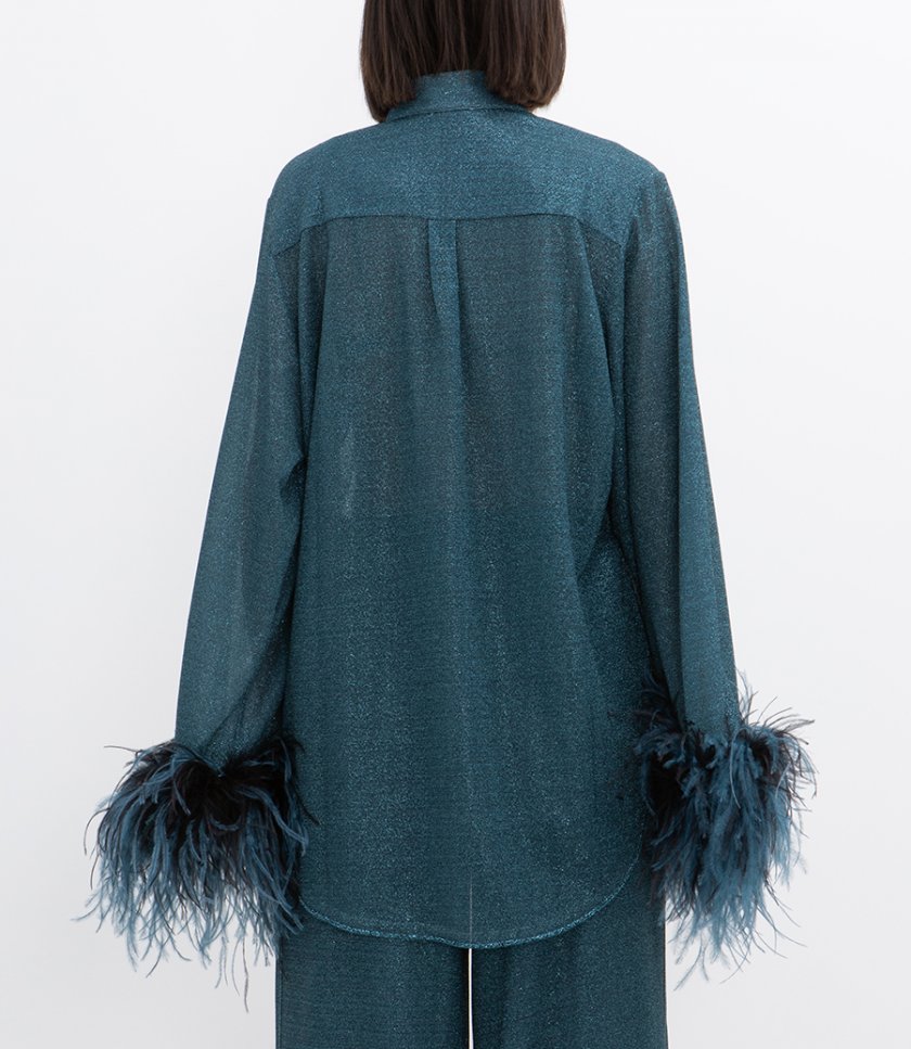 LUMIERE PLUMAGE LONG SHIRT