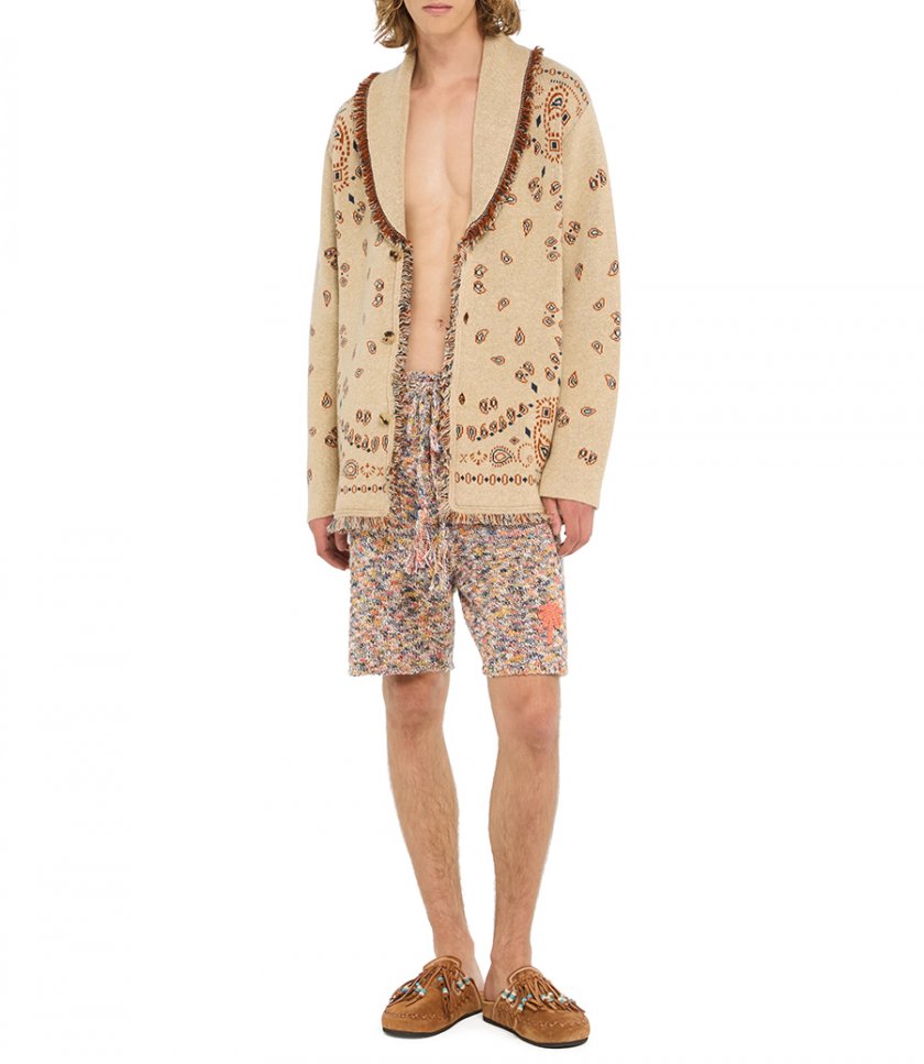 BANDANA JACQUARD CARDIGAN