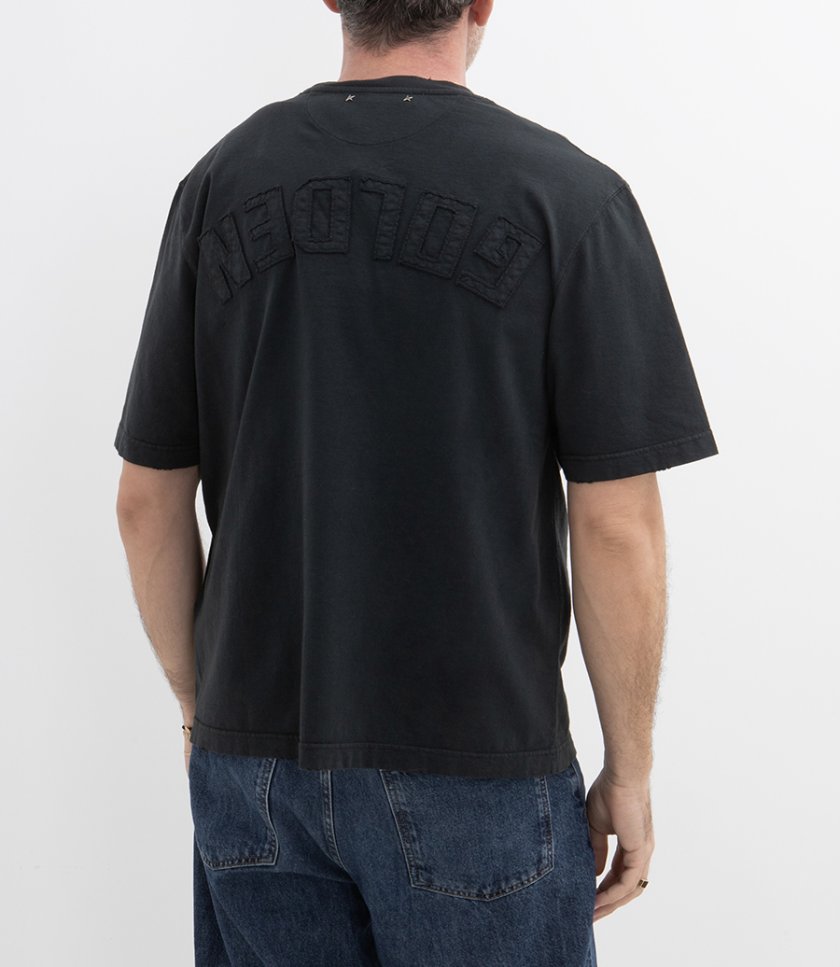 RELAXED FIT T-SHIRT REVERSE LOGO PATCH
