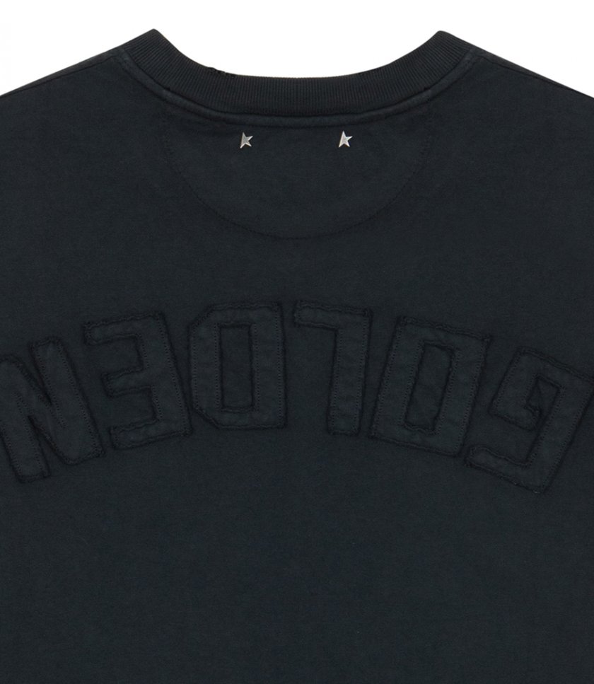 RELAXED FIT T-SHIRT REVERSE LOGO PATCH