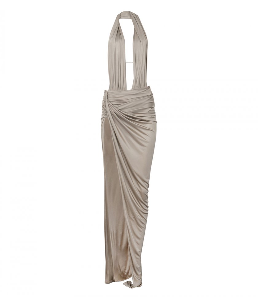 CLOTHES - OPEN DRAPED GOWN DRESS