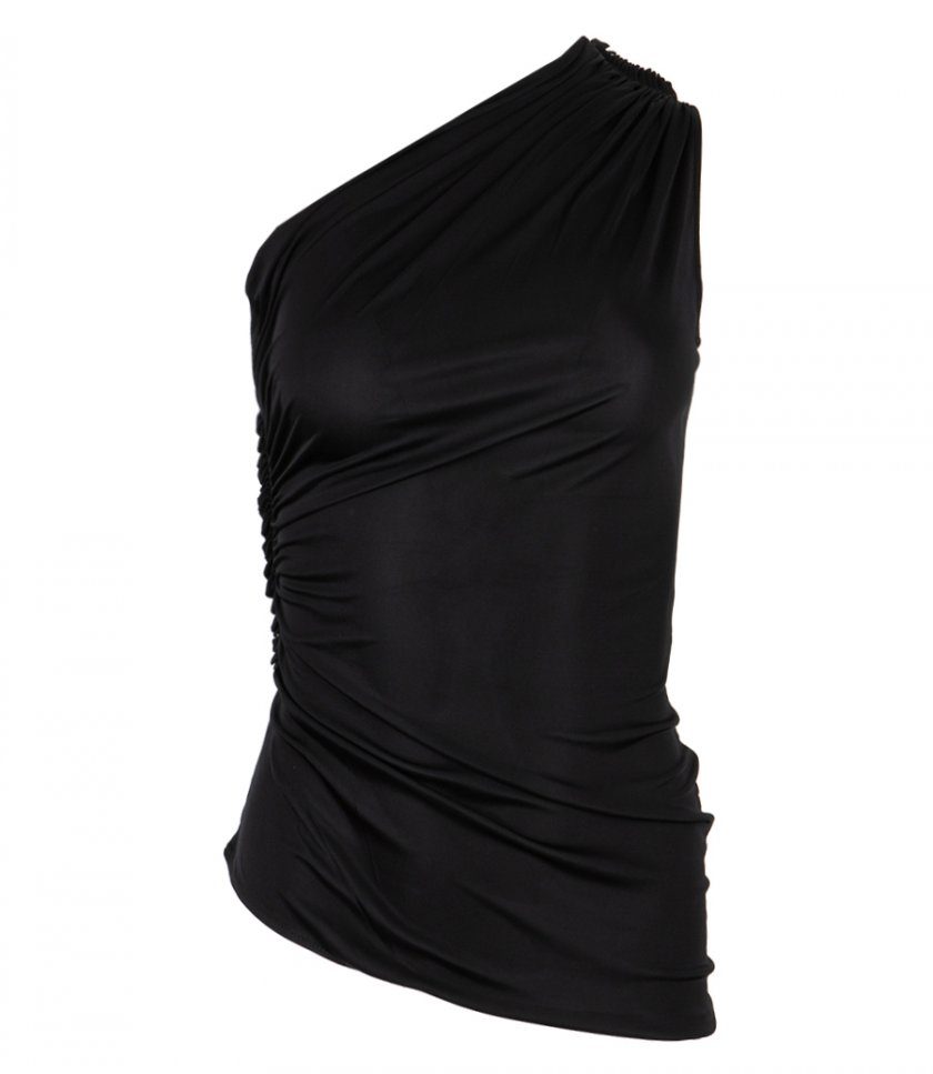CLOTHES - RUCHED ASYMMETRIC TOP