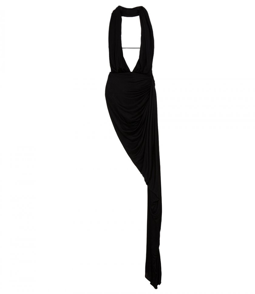 CLOTHES - OPEN DRAPED GOWN DRESS