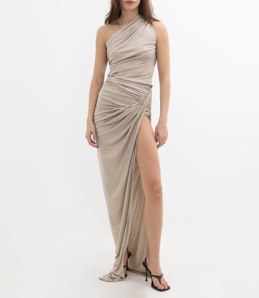 RUCHED ASYMMETRIC TOP