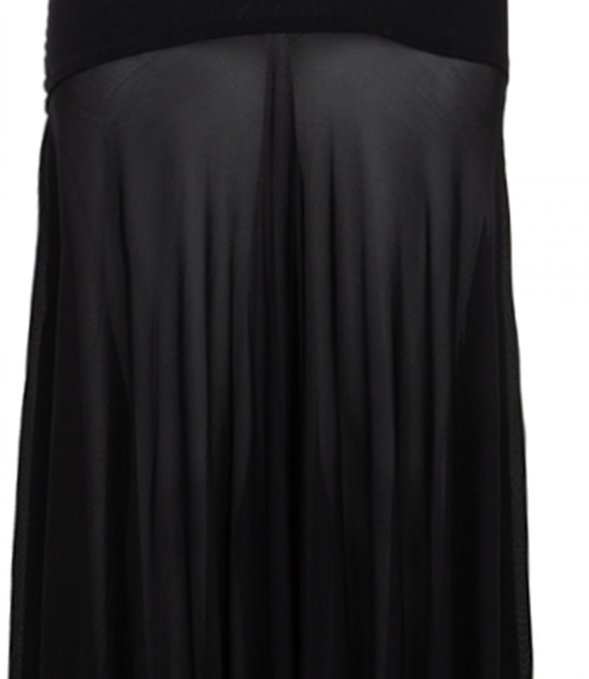 LONG GODET SKIRT