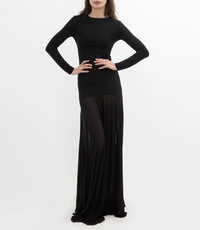 LONG SLEEVES LONG DRESS