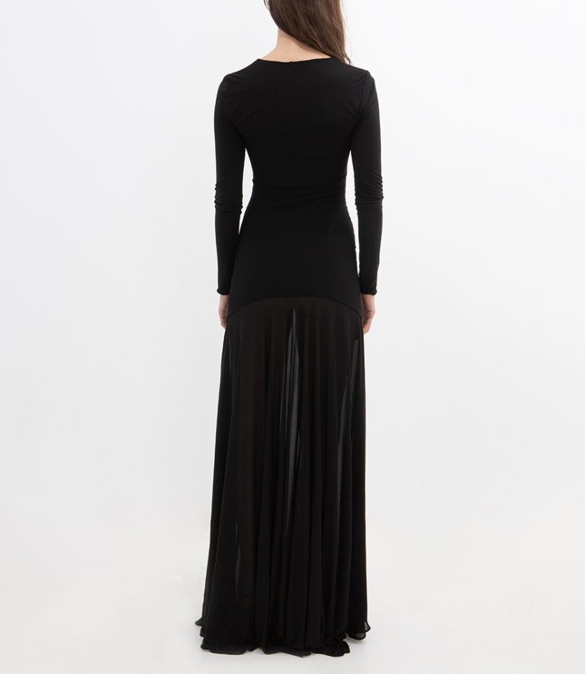 LONG SLEEVES LONG DRESS