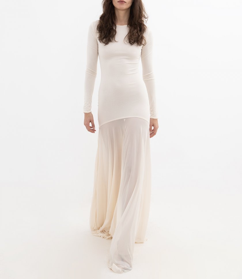 LONG SLEEVES LONG DRESS
