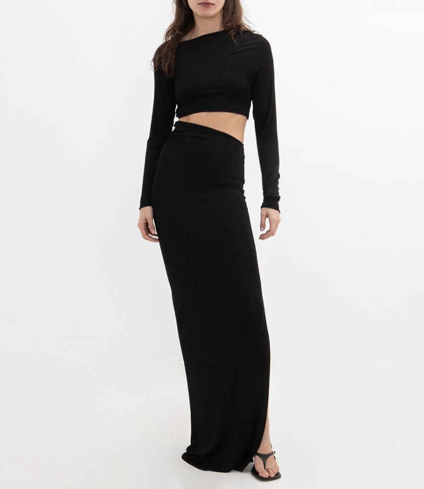 CUT OUT LONG DRESS
