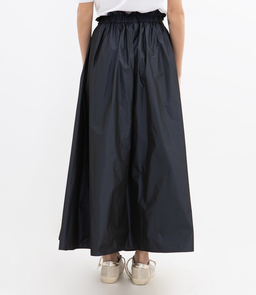 NEW TECHNO TAFFETA SKIRT
