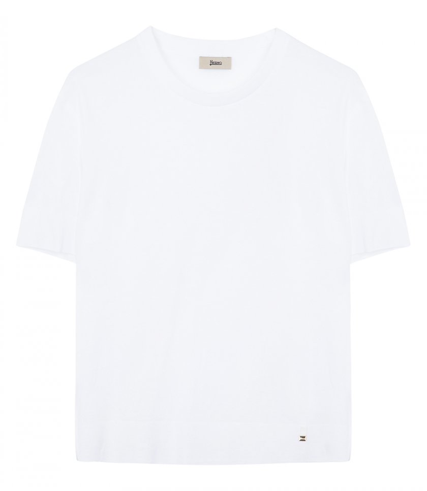 CLOTHES - T-SHIRT IN GLAM KNIT EFFECT