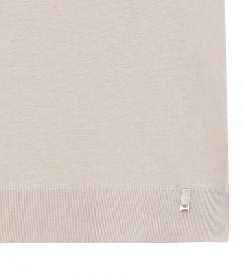 T-SHIRT IN GLAM KNIT EFFECT