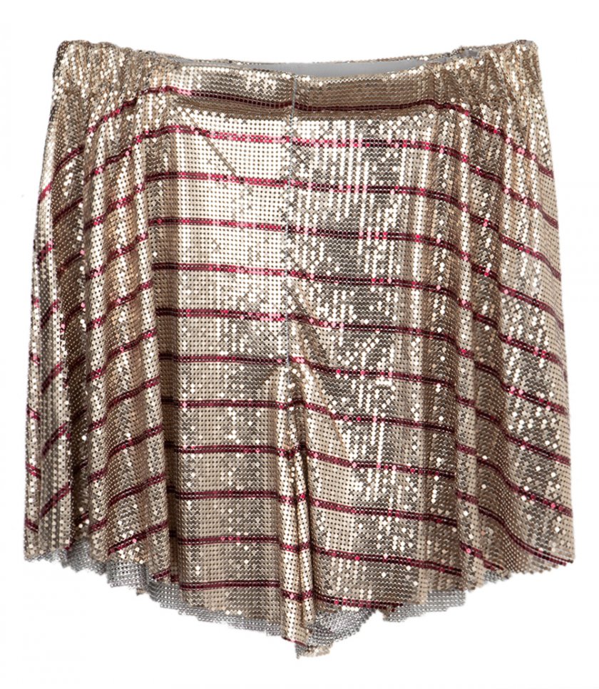 SHORTS - METALLIC SEQUINS SHORTS