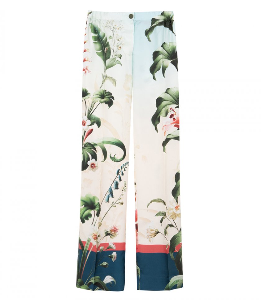 CLOTHES - CUFFED HIGH PIPING PANTS