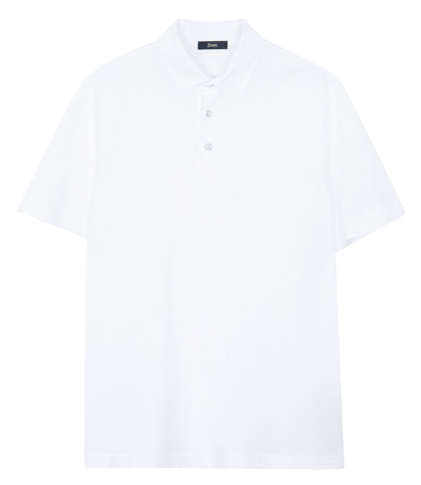 JERSEY CREPE POLO SHIRT